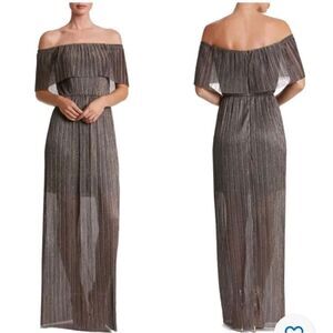Dress the population small dress gown strapless off shoulder special occasion